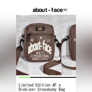 Dickies Brown Belt Bag with Cream Accents